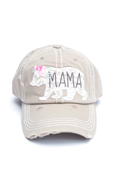 Mama Bear Baseball Cap by Kbethos