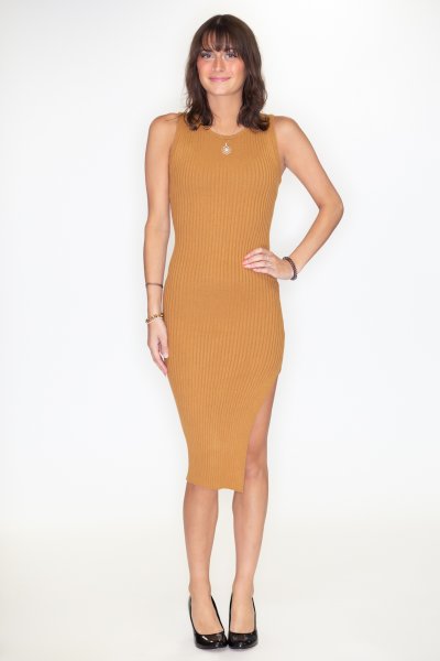 Ribbed Bodycon Sweater Dress by Double Zero