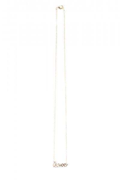 Cursive Love Necklace by Must Have
