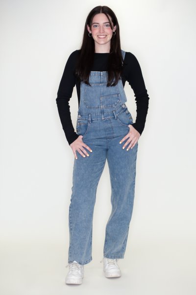 Washed Denim Overalls by HYFVE