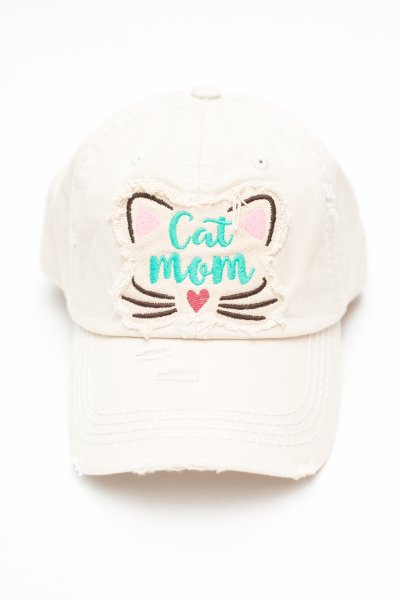 Stone Cat Mom Cap by Kbethos