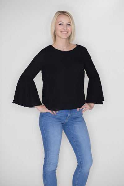 Bell Sleeve Blouse by Timing