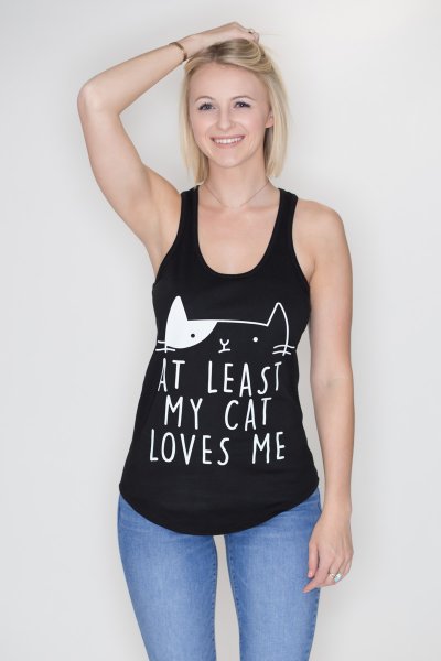 Cat Love Tank Top by TSF Design