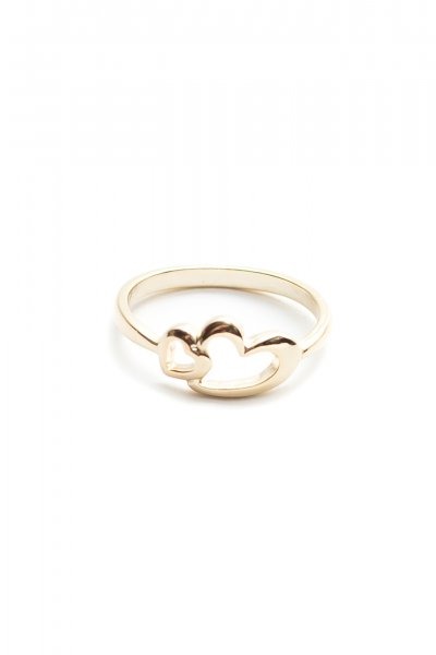 Double Heart Ring