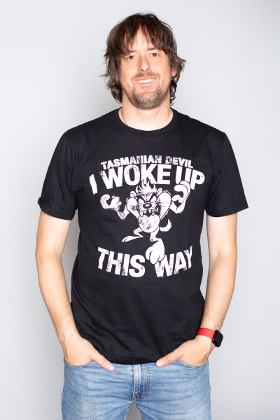 Tasmanian Devil I Woke Up Like This Tee by Hybris Productions