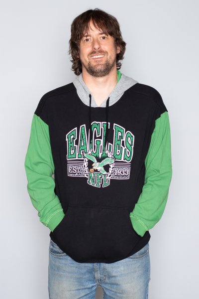 Philadelphia Eagles Tri-Color Block Hoodie by Junk Food
