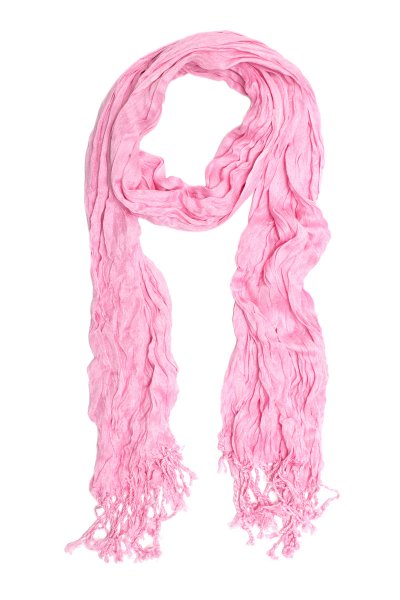 Pink Crinkle Scarf by Do Everything in Love