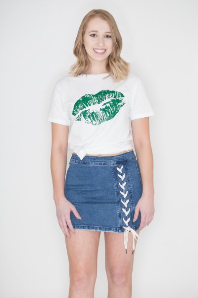 Irish Lips Tee by Caramelo Trend