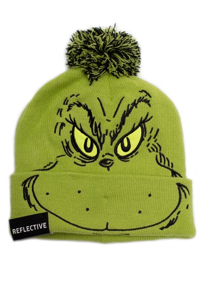 Dr. Seuss The Grinch Big Face Beanie by Bioworld