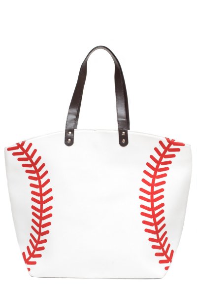 Baseball Tote Bag by Love of Fashion