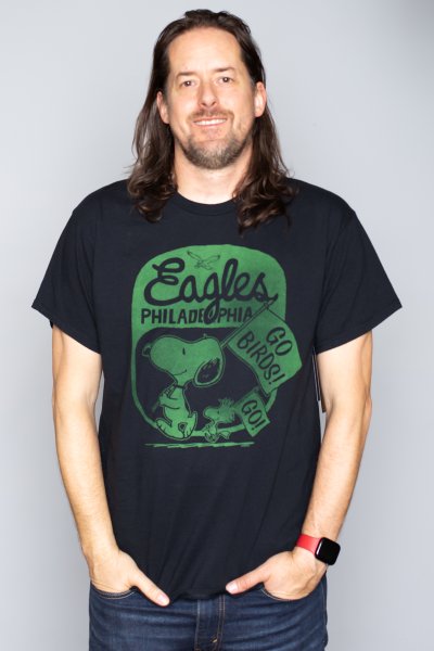 Philadelphia Eagles Snoopy And Woodstock Tee by Junk Food