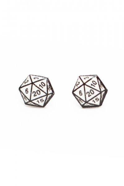 D20 Dungeons And Dragons Earrings by Lilliput Little Things