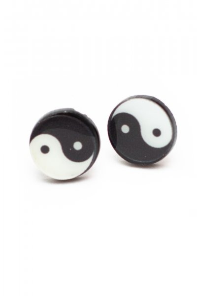 Yin and Yang Earrings by Lilliput