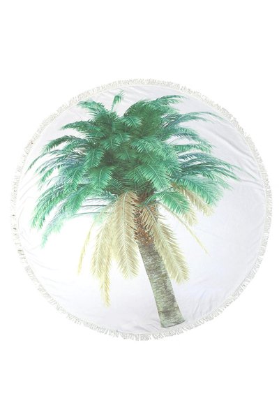 Palm Tree Beach Towel by Do Everything In Love