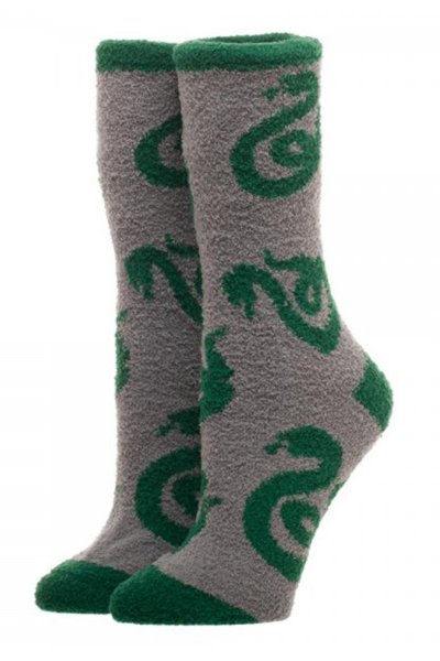 Slytherin Fuzzy Socks by Bioworld