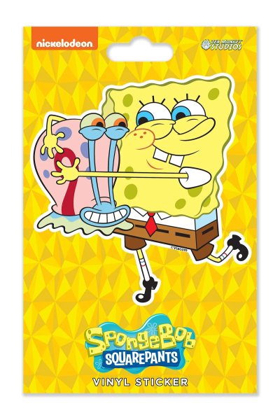 SpongeBob Hugging Gary Sticker