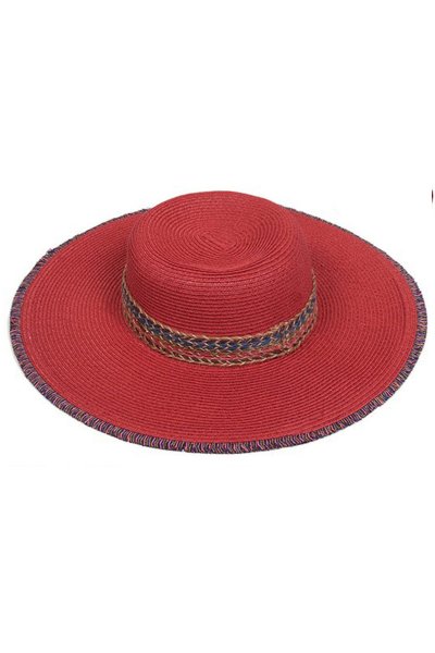 Red Straw Hat by C.C.