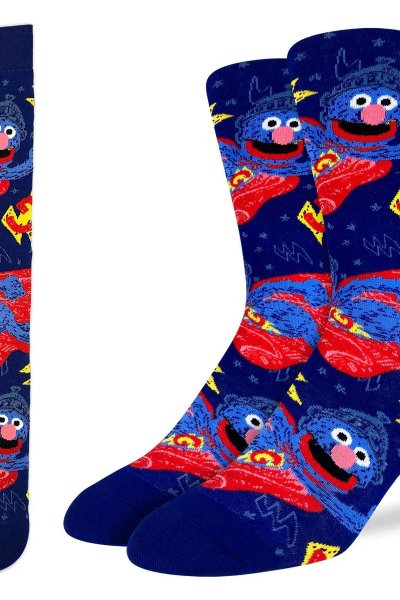 Super Grover Socks by Good Luck Sock