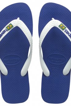 Navy Havaianas Brazil Logo Sandal