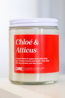 Chloé and Atticus Puppy Love Candle