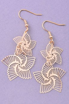 Swirl Star Earrings