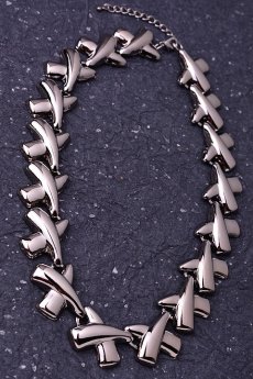 XOXO Gunmetal Necklace