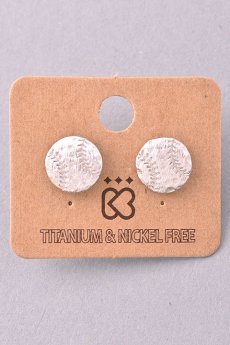 Baseball Earrings