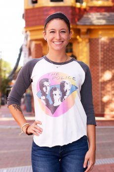 The Police Raglan Tee by Junk Food