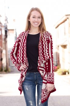 Tribal Waterfall Cardigan by Timing