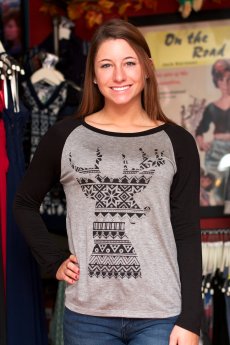 Reindeer Raglan Top by Triumph