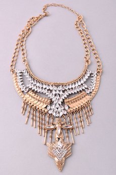 Tribal Featherhead Necklace