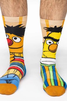 Sesame Street Bert And Ernie Socks by Good Luck Sock