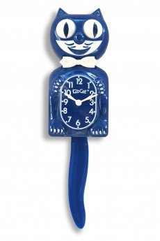 Game Day Blue Kit-Cat Clock