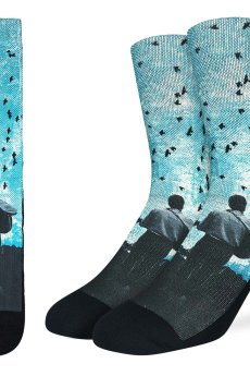 Bob Dylan Playing Guitar Socks by Good Luck Sock