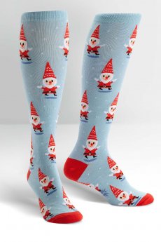 Santa Gnome Socks by Sock It To Me