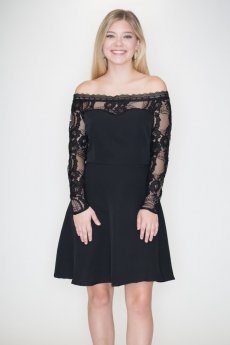 Off Shoulder Lace Dress by Hayden Los Angeles