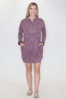 Lace Up Terry Dress by Cherish