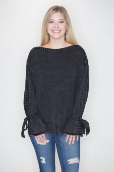 Stone Wash Sweater by She and Sky