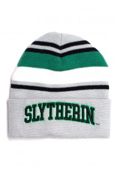 Slytherin Stripe Roll Beanie by Bioworld