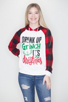 Drink Up Grinch Sweatshirt by Zutter