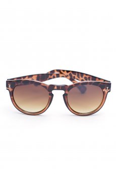 Tortoise Shell Round Sunglasses by Ocean and Land
