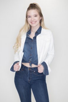 White Denim Jacket by C'est Toi