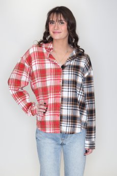 Max Plaid Button Down by Timing