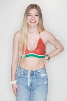 Watermelon Crochet Top by Blue Blush