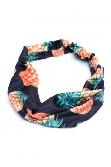 Black Pineapple Headband by Unica