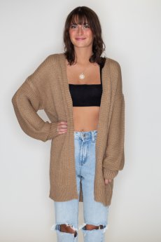 Heart Back Cardigan by Timing
