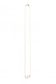 Gold Elephant Necklace by Must Have