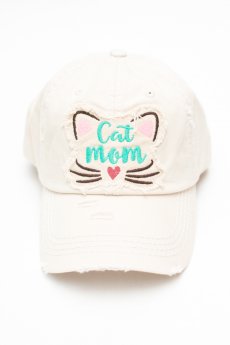 Stone Cat Mom Cap by Kbethos