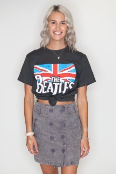 Beatles Distressed Flag Tee by Hi Fidelity