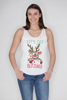 Blitzened Christmas Tank by Bear Dance